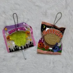 ミニー＆スティッチ ハロウィンキーホルダーセット　平成レトロ