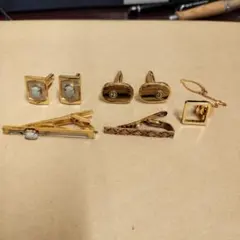 ネクタイピン、ダンヒルカフスボタンなどまとめて