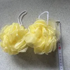 泡立てネット 2個セット 黄色