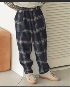 ペアマノン　チェックパンツ　110のサムネイル