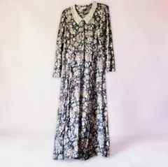 ローラアシュレイ ワンピース 13号 ロング丈 LAURAASHLEY 花柄 - メルカリ