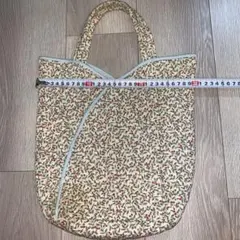 値下げハンドメイド布製バッグポケット付き　値下げ2つなら 580円