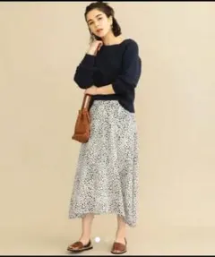 【美品】B & Y　UNITED ARROWSレオパードスカート♡