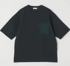 SHIPS any リップルナイロンポケットTシャツ　グリーン　メンズ　サイズLのサムネイル