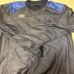 umbro ピステ ウィンドブレーカー Mサイズ 黒/青　試着のみ