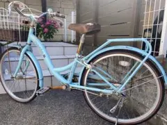 大幅値下げ‼︎美品　自転車22インチ NEXTYLE 完成品 子供用自転車 クロスバイク 22インチ 組立済 泥除け