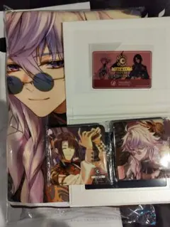FGO ホテルカルデア　マーリン　太公望　タオル　缶バッジ　カードキー　カード FGO ホテルカルデア マーリン 太公望 タオル 缶バッジ カードキー
