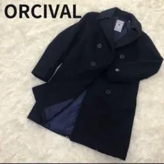 値下げ【美品】オーシバル ORCIVAL メルトン Pコート ネイビー Mサイズのサムネイル