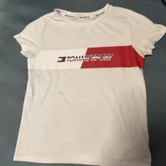 TOMMY SPORT 半袖Tシャツ XS ホワイト/レッド