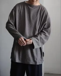 blurhms C/NAPP Border Boat-neck Teeのサムネイル