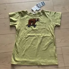 【新品】エフオーキッズ　クマアップリケTシャツ 130cm