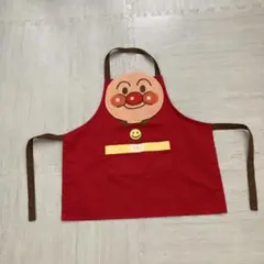 アンパンマン エプロン 赤 100-110cm