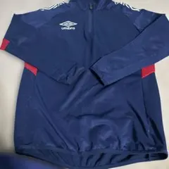 umbro ネイビー ハーフジップ ジャージ 160
