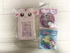 ふたりはプリキュア　ミップル　ふわふわフォトキーホルダー　缶バッジ2個