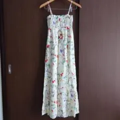 リッチミーニューヨーク　ボタニカルフラワーロングワンピース　Sサイズ