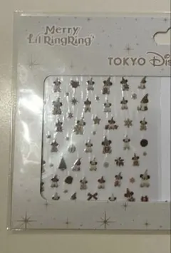 ディズニー　クリスマス2025 ネイルシール 1枚のみ リルリンリン