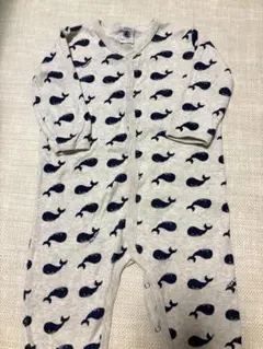 プチバトー　くじらロンパース　12m 74cm