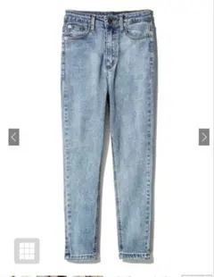 GRLハイウエストスキニーデニムパンツ[cu110]