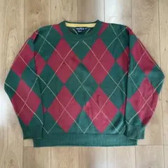 90s nautica ノーティカ コットン ニット セーター メンズ 古着のサムネイル