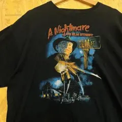 【公式】エルム街の悪夢 フレディ・クルーガー Tシャツ XLサイズ 黒のサムネイル