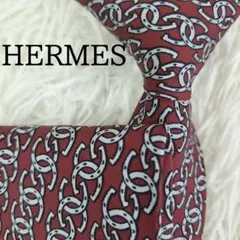 良品✨HERMES ネクタイ エルメス 馬蹄 ホースシューズ ネイビー - メルカリ