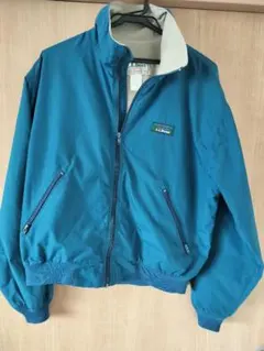 LLBean 青色 ジャンパー フリース襟のサムネイル