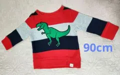 GAP 恐竜アップリケ　ジャージートレーナー　90cm