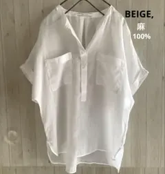 2026年最新】BEIGE, レディース 半袖 シャツ・ブラウスの人気アイテム 