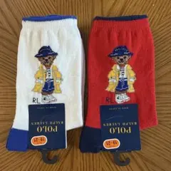 新品未使用★ポロ ラルフローレン ポロベア ソックス 2足セット 19-21cm