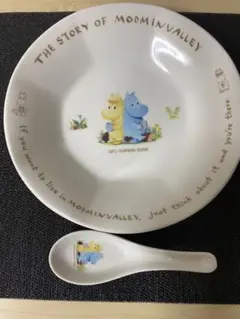 ムーミン谷 子ども用プレートとスプーンセット