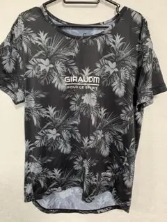 GIRAUDM 花柄 半袖 スポーツ Tシャツ ☆ 大きいサイズ ヨガ 美品 ☆