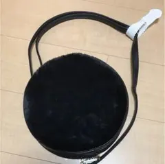 新品未使用 ファーラウンドバッグ