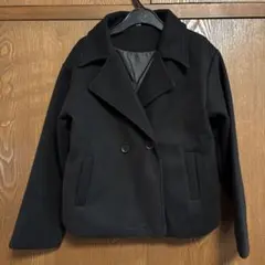 黒 ダブルブレスト ジャケット