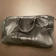 【セール】COACH ブラックレザー ビジネスバッグ