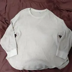 UNIQLO グレージュ 3XL 長袖Tシャツ