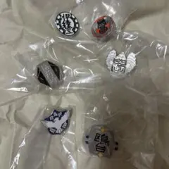 ハイキュー　カプセルトイ　高校モチーフピンバッジ6個セット