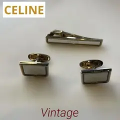 CELINE カフリンクスとタイバーセットのサムネイル
