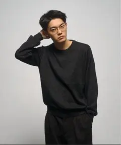 THE BOLDMAN クルーネックデイリーニット