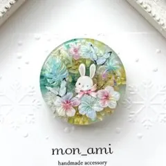レジン ドライフラワー 三日月のヘアゴム - メルカリ