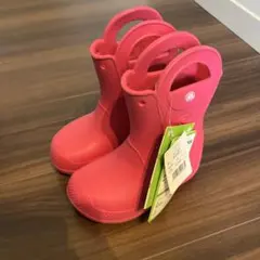 m様専用　新品未使用　crocs ピンク 長靴 JP 16.5cm