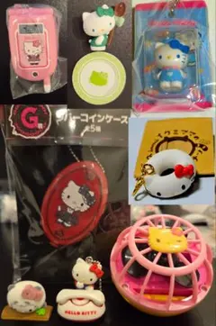 ハローキティ ガラケー パッケージ ドーナツ ファン パンダ くじ 抹茶 ガチャ