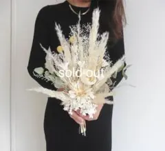 pumps&whiteflowerブーケ