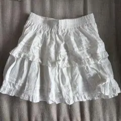 clear ホワイト フリルミニスカートパンツのサムネイル