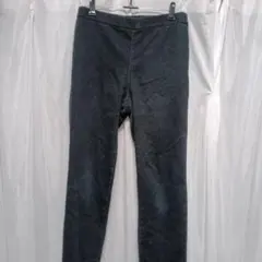 ジーユー　ブラック ストレッチ カジュアルパンツ
