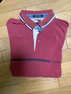 TOMMY HILFIGER ポロシャツ XL レッド
