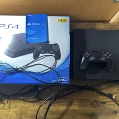 PS4 本体 500GB ジェットブラック コントローラー1個付き