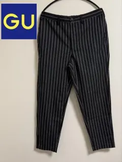 ストライプ ワイドパンツ