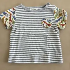 sense of wonder リバティ 飛行機柄 半袖Tシャツのサムネイル