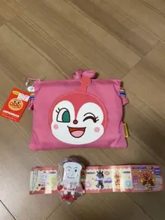 【新品】ドキンちゃん　サコッシュ& チキチキアンパンマンNEW2 しょくぱんまん