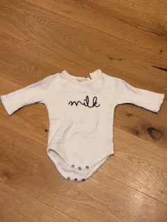 オーガニックズー　 ホワイトロンパース